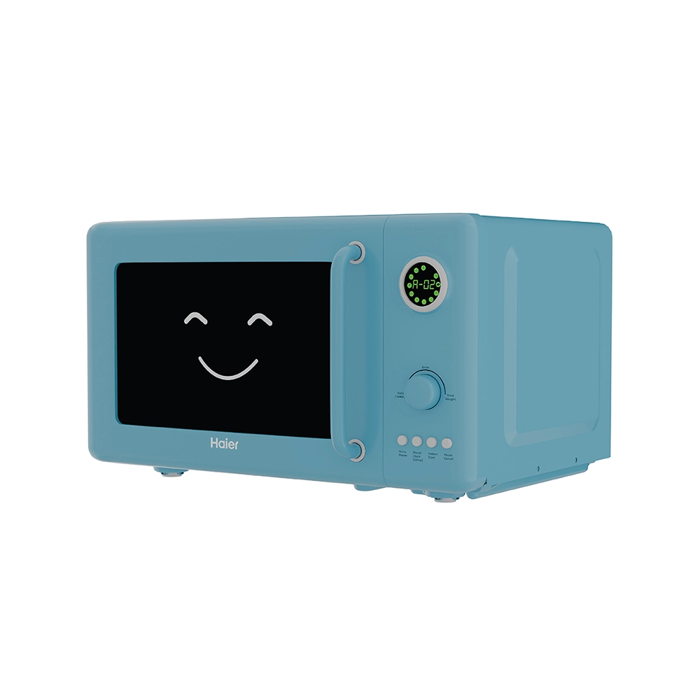 Haier Vogue 20L Blueberry Solo Microwave Oven with Auto Cook Menus I Digital Display